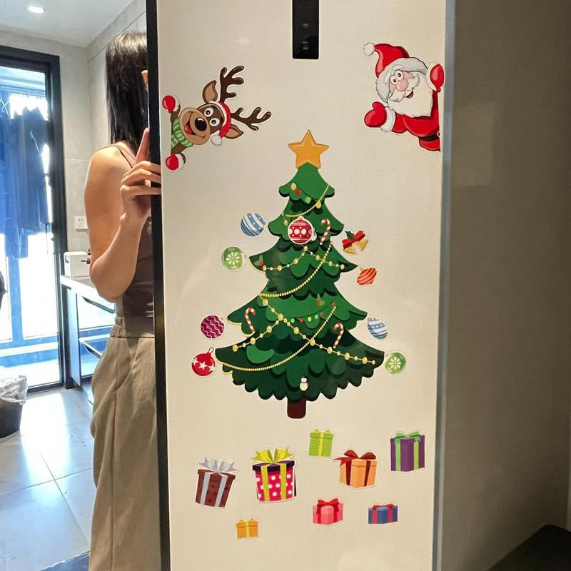 Christmas-themed Magnetic Stickers