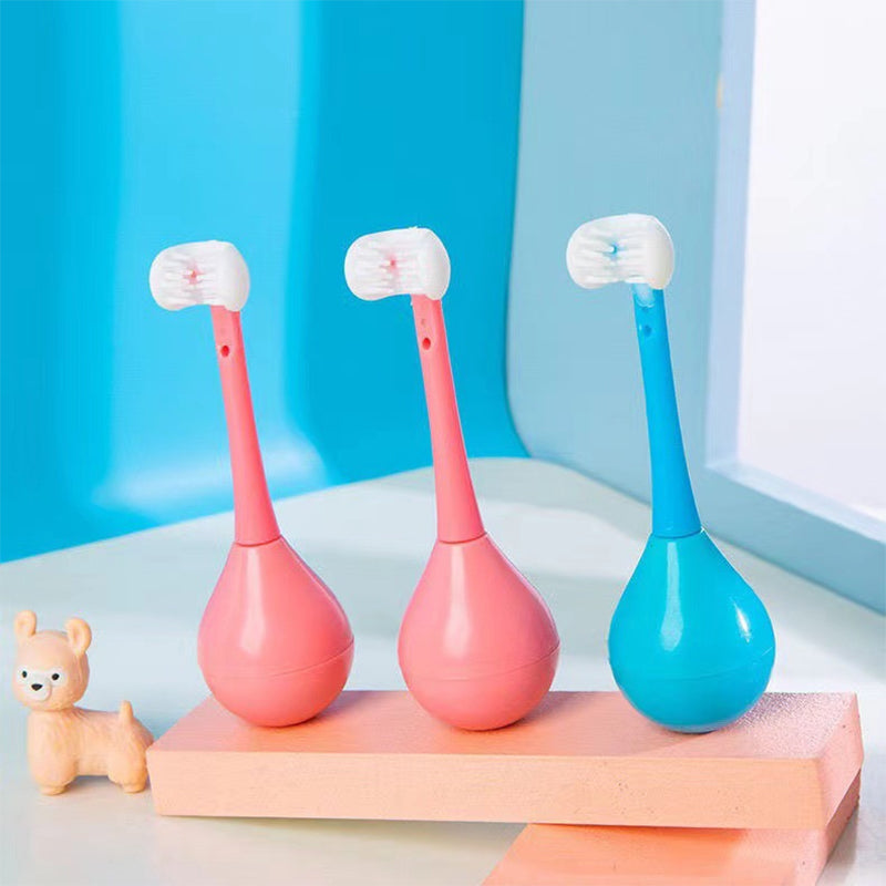 Three-sided Children's Toothbrush