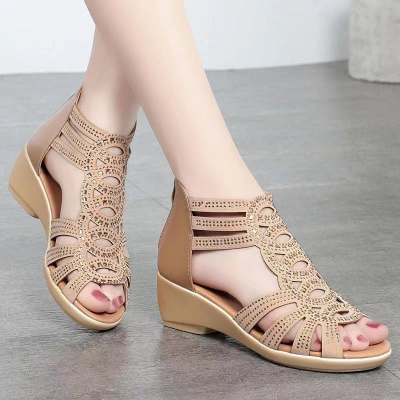 Ladies Soft Sandals Roman Shoes