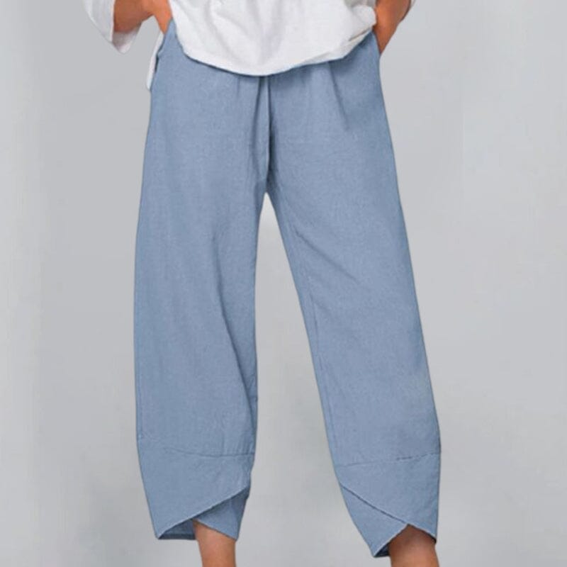 Cotton and Linen Casual Pants