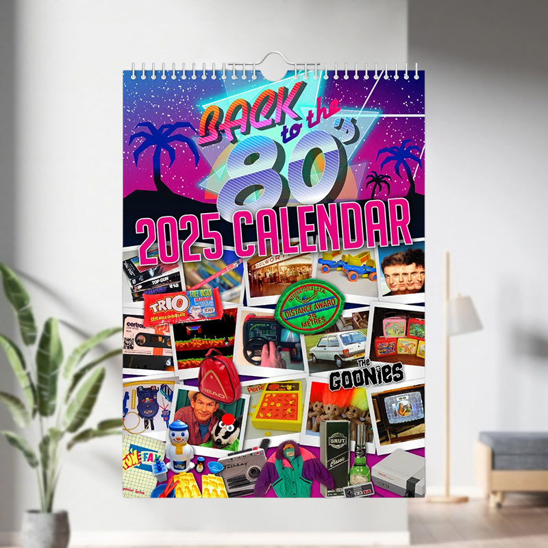 Back to the 80’s - 2025 Wall Calendar