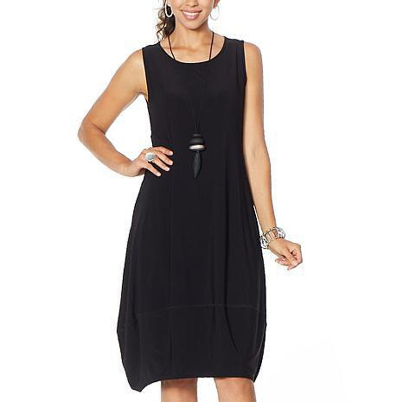 Matte Jersey Sleeveless Dress