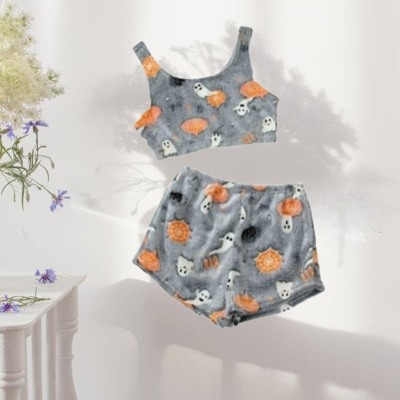 Halloween Vest Pajamas Set