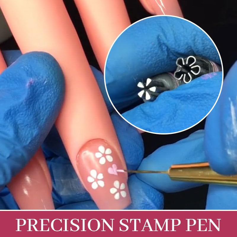 6 pcs DIY Nail Stamp Pen Set