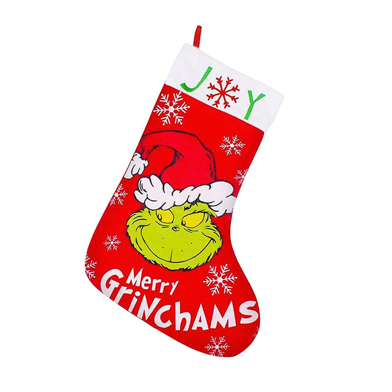 Green Christmas Stockings Decorations