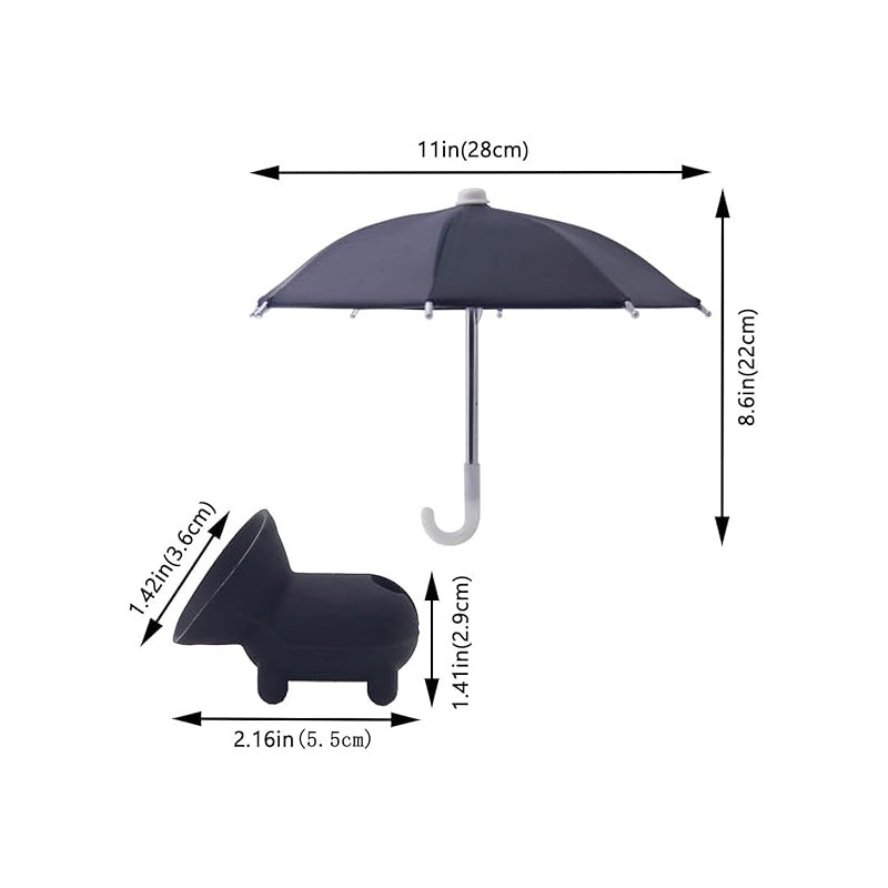 Phone Umbrella Suction Cup Stand for Sun