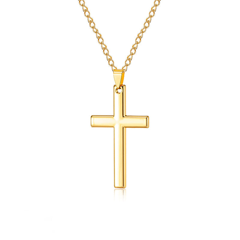 Never Forget My Love Cross Necklace