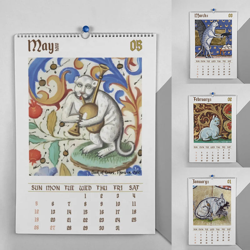 2024 Weird Medieval Cats Calendar