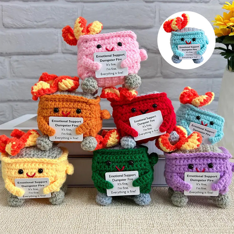 Crochet Dumpster Fire