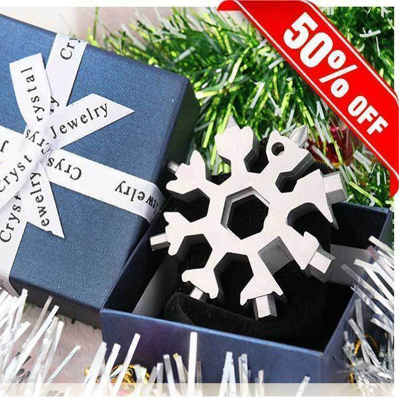 Saker® 18-in-1 stainless steel snowflakes multi-tool