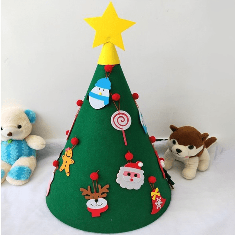 NEW UPGRADED DIY Felt Christmas Tree, A Great Gift For Kids