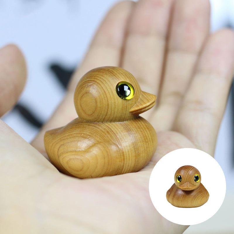 Handmade Wooden Rubber Duck