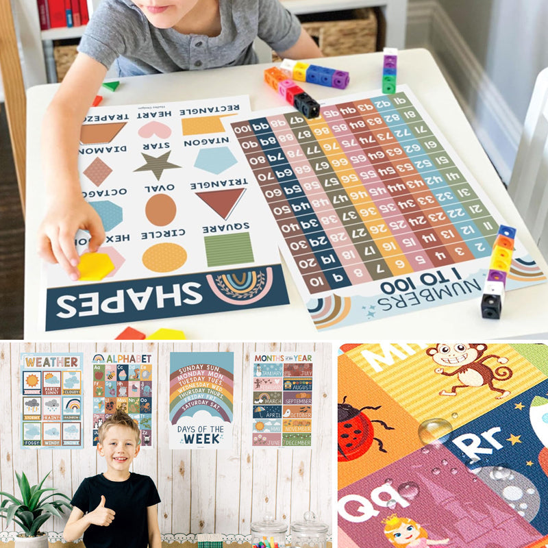 Boho PreK Educational Posters