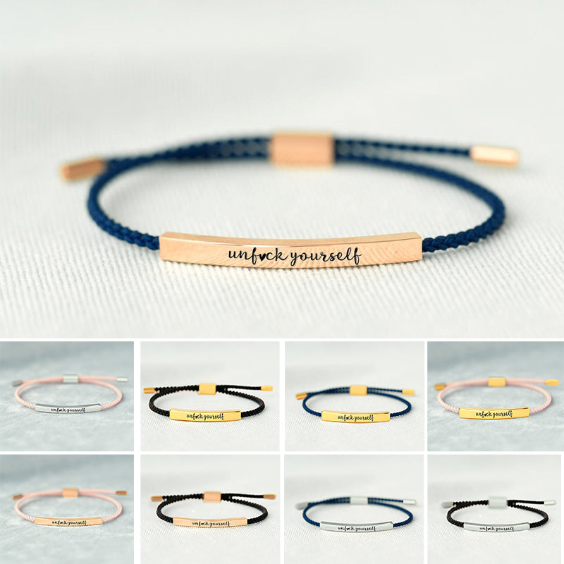 UNF♥CK YOURSELF TUBE BRACELET