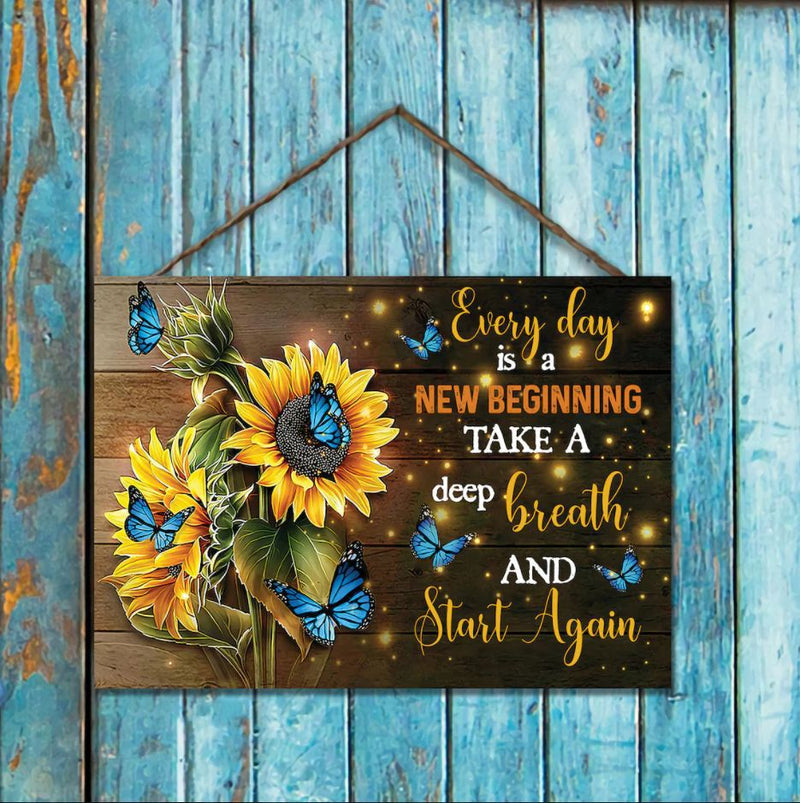 🌻Butterfly Sunflowers Wall Art🦋