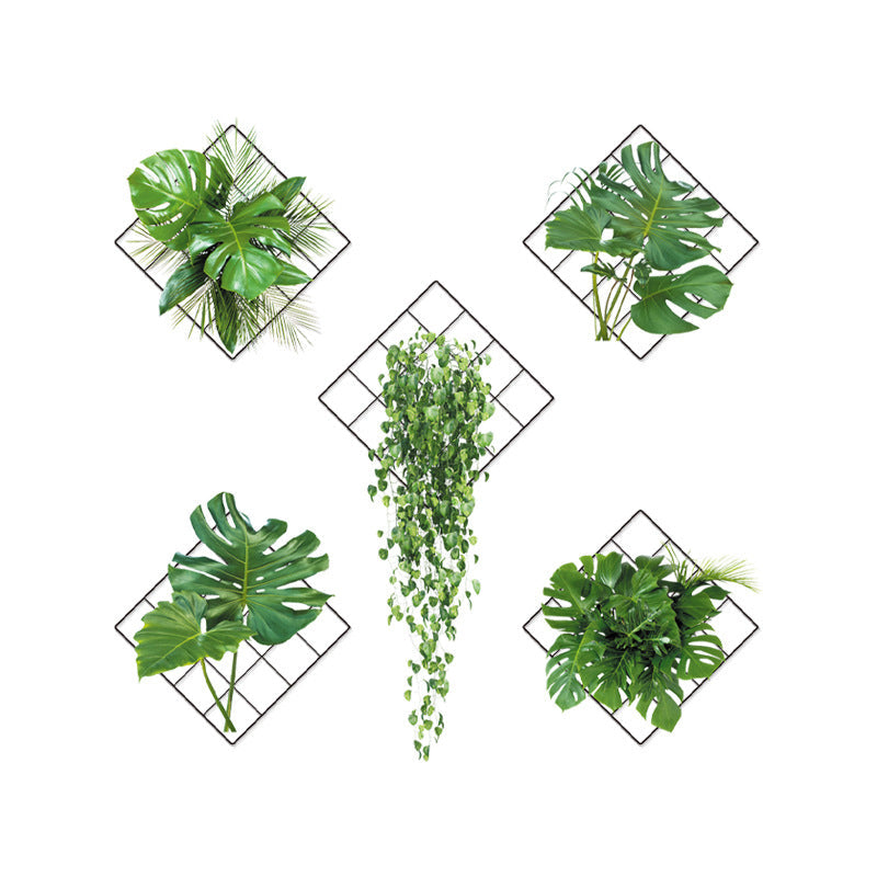 3D Green Plant Wall Sticker