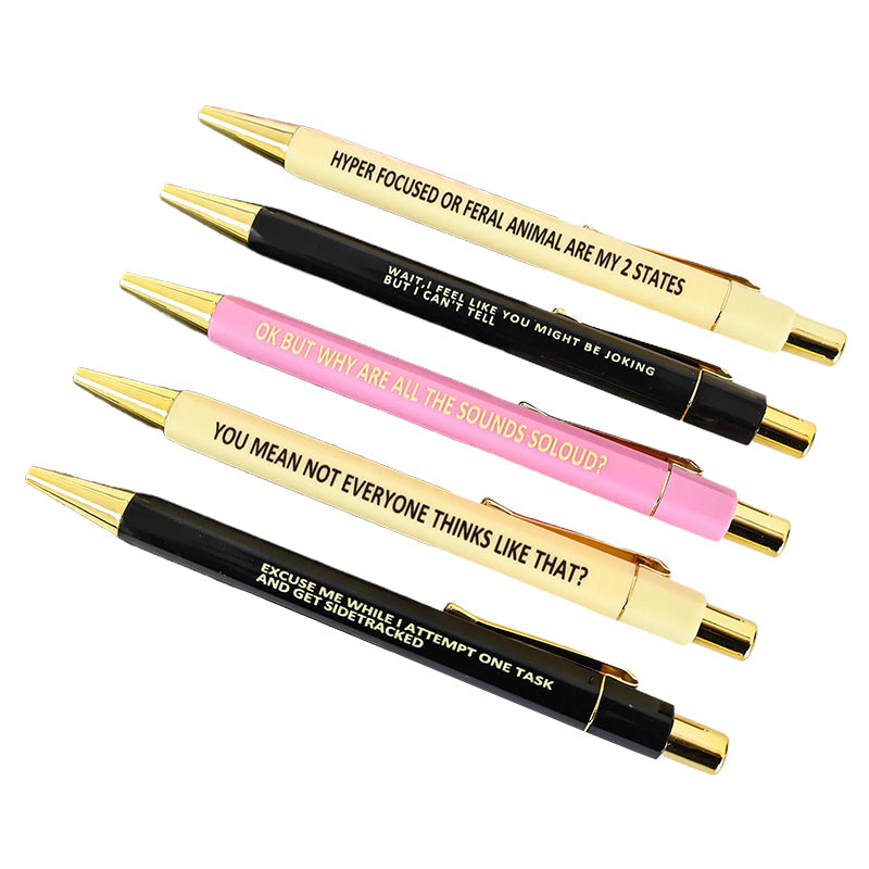 Funny Five Pen Set