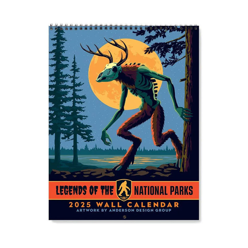 2025 Wall Calendar: National Parks Legends