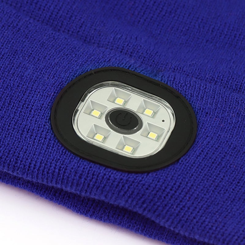 Bluetooth Beanie with LED Light & Removable Speakers