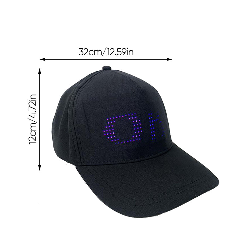 Personalized LED Display Cap