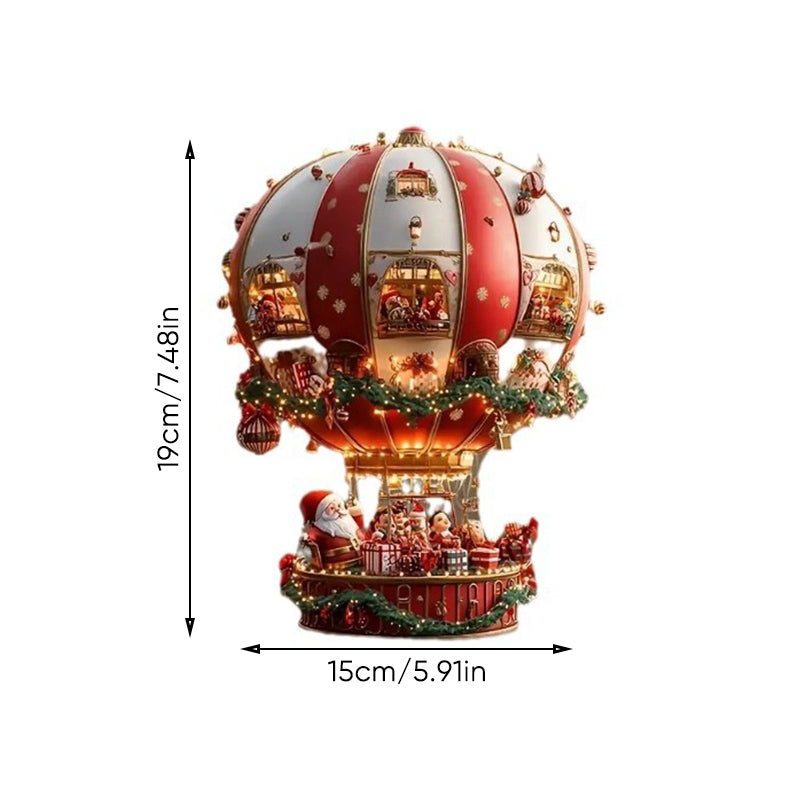 Christmas Hot Air Balloon Decoration