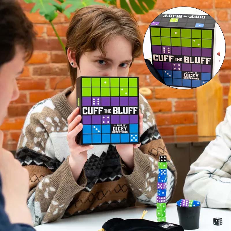 Cuff The Bluff - A Fun Bluffing Dice & Card Game