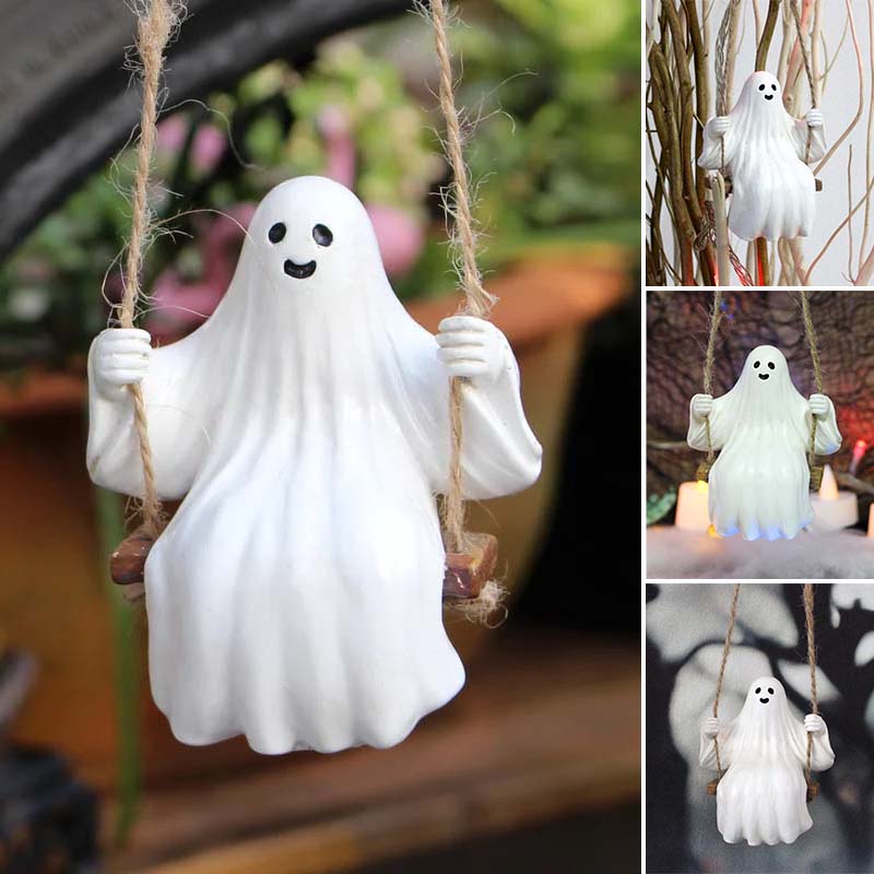 Halloween Cute Swing Ghost