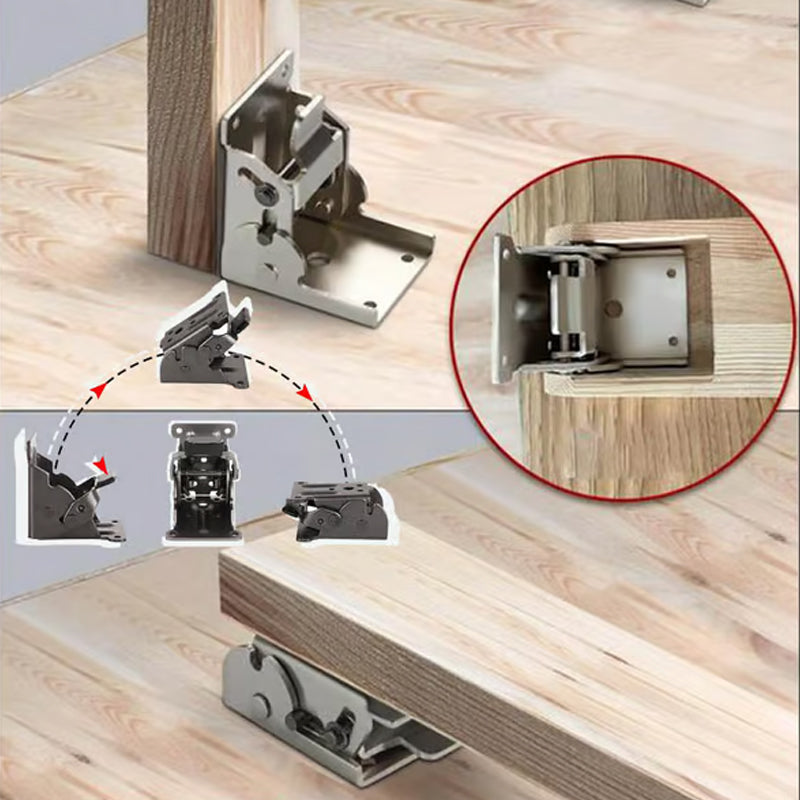 90 Degrees Self-locking Folding Hinge Anti-corrosion Invisible Connector