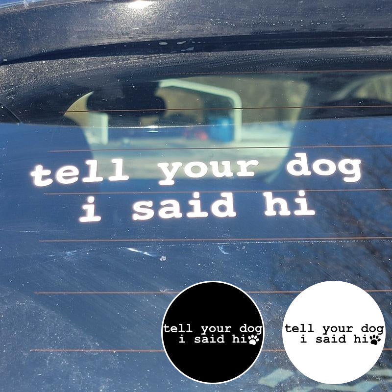 Pet Car Stickers