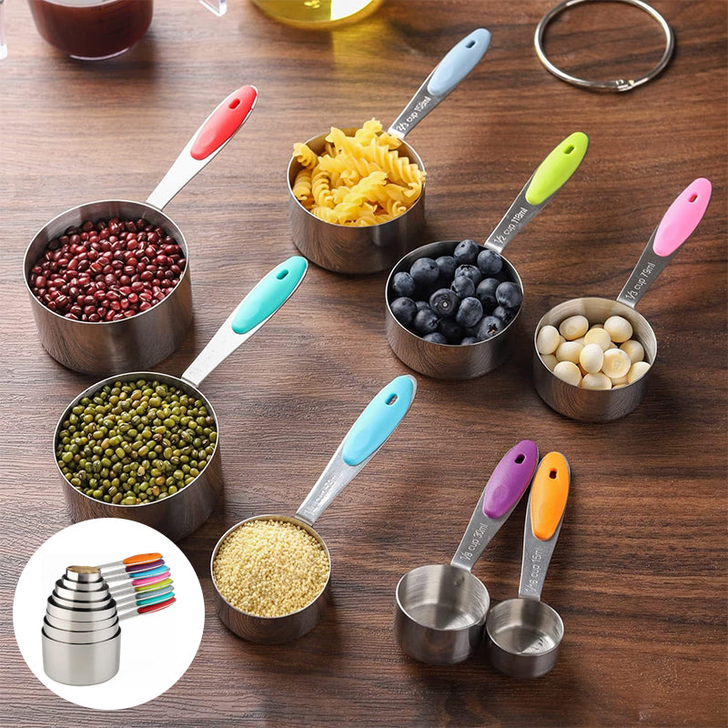 Stainless Steel Magnetic Measuring Spoons Set