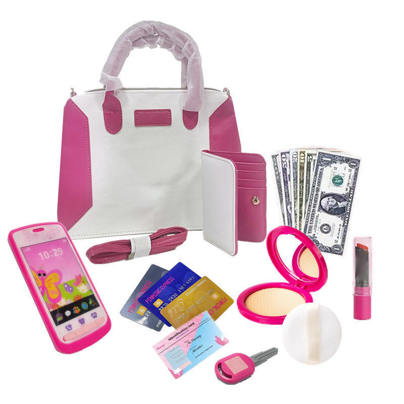 Little Girls Purse with Accessories and Pretend Makeup for Toddlers