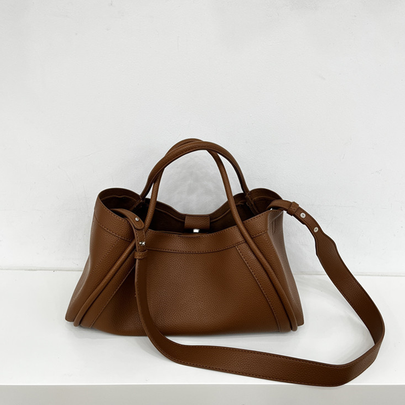 Women Leather Bag with Shoulder Strap